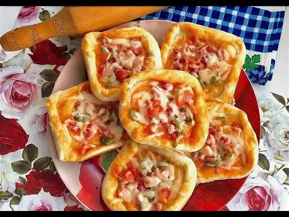 Пицца как в школе рецепт с фото как приготовить Мини Пиццы БЫСТРО и ВКУСНО!!! простой и быстрый рецепт - YouTube