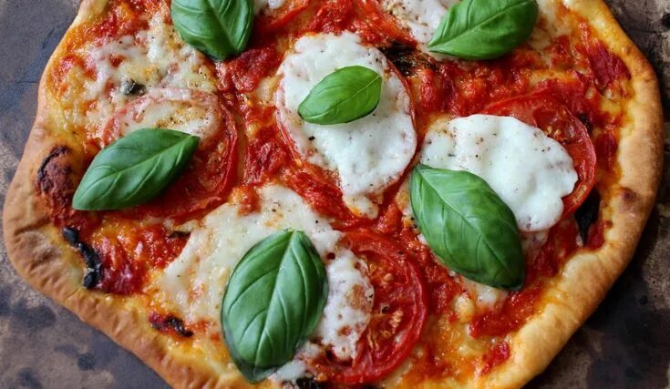 Пицца маргарита пошагово с фото NY pizza með nautahakki, cheddar, sólþurrkuðum tómötum, ólívum, papriku og chill