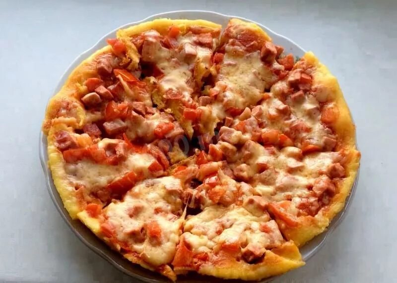 Пицца минутка фото рецепт Грибы с сосисками на сковороде - 3 рецепта - 1000.menu