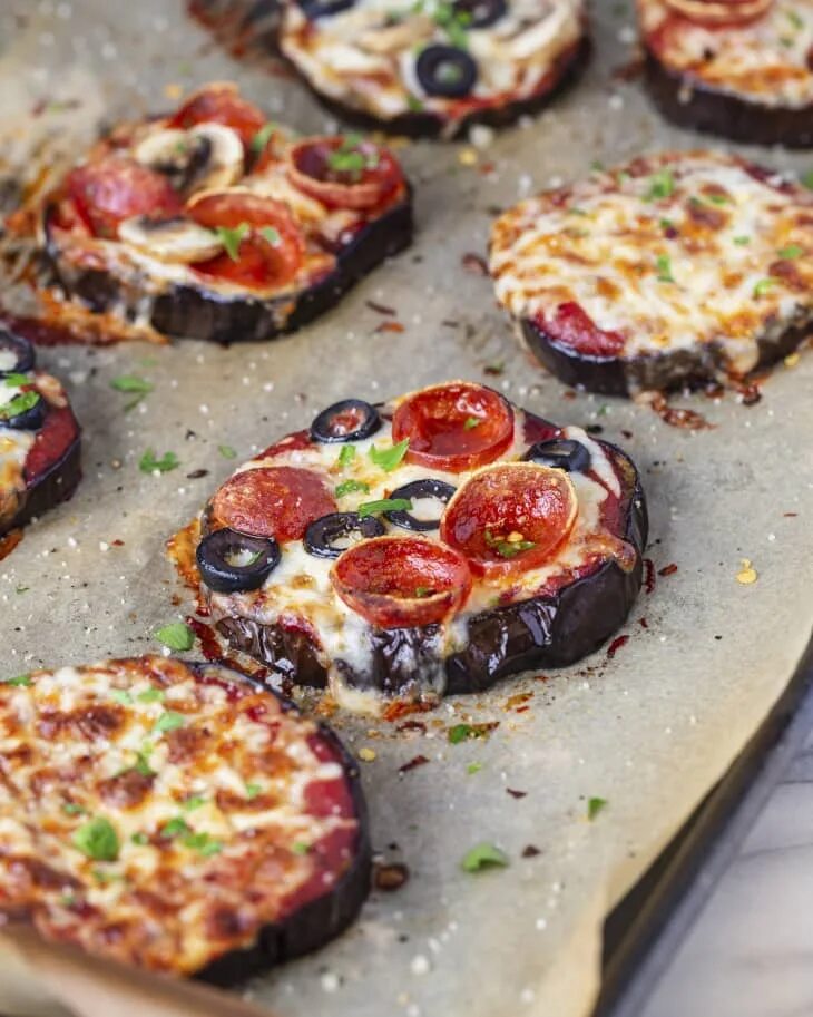 Пицца на баклажане рецепт с фото Eggplant Pizza (Gluten-Free, Low-Carb) The Kitchn