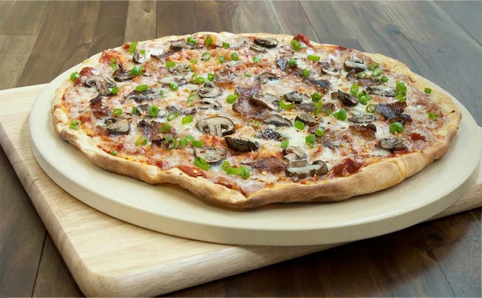 Пицца на камне ул коммунаров 48 фото Amazon.com: Dracarys 15" Round Pizza Stone Baking Stones for Grill and Oven,Big 