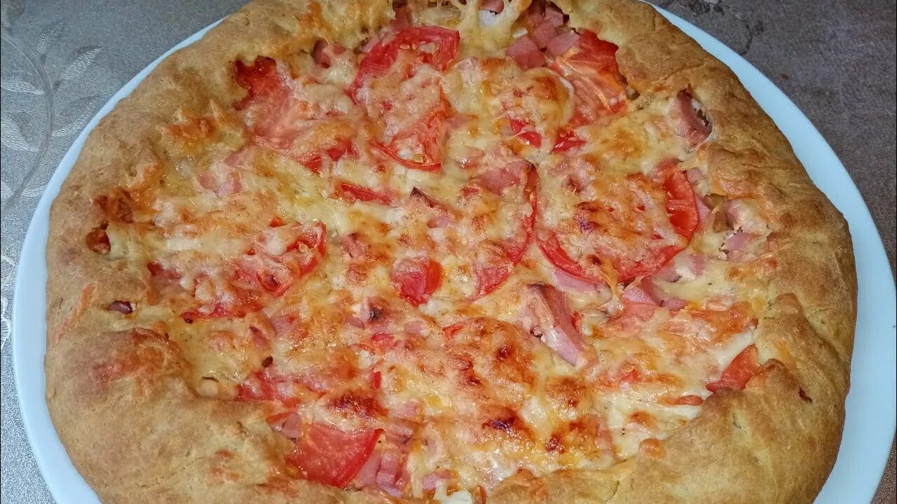 Пицца на кефире пошагово с фото Самая быстрая, вкусная, тоненькая пицца на кефире! Пицца на кефире без дрожжей. 