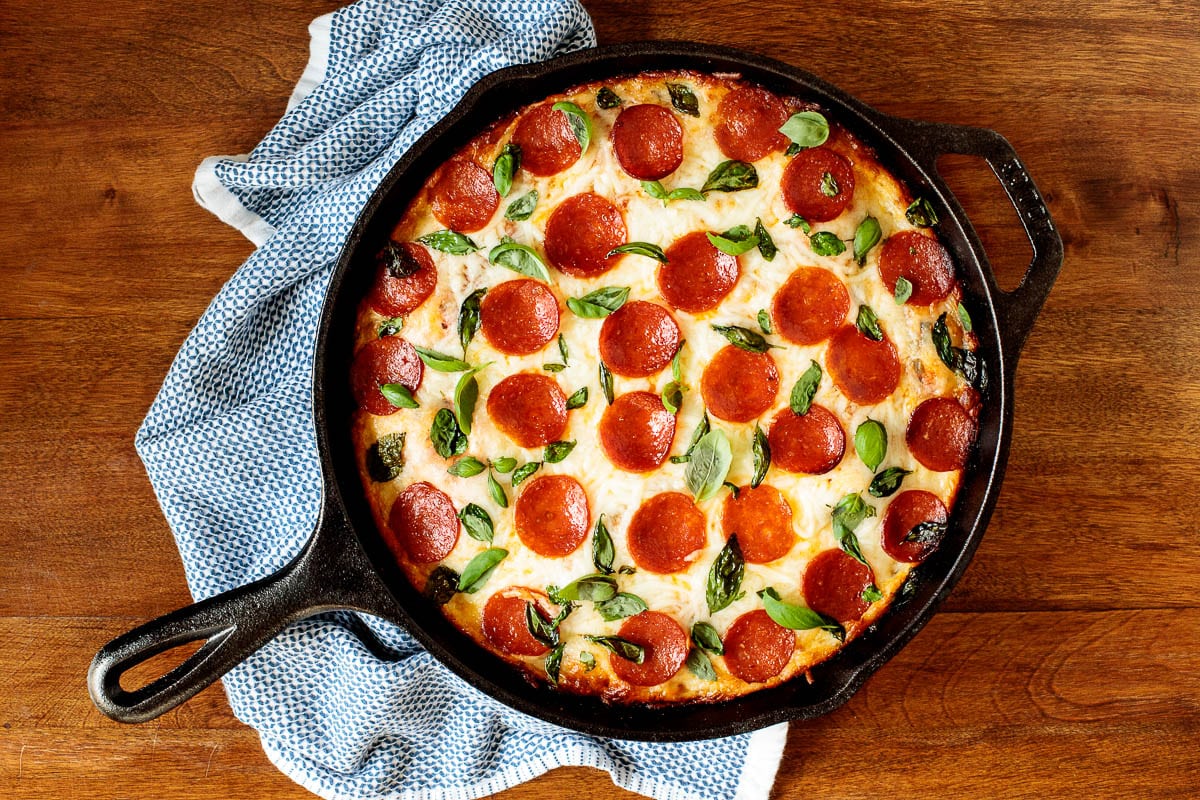 Пицца на сковороде без фото рецепт Deep Dish Pizza Cast Iron Skillet Recipe Shop glomart.kz