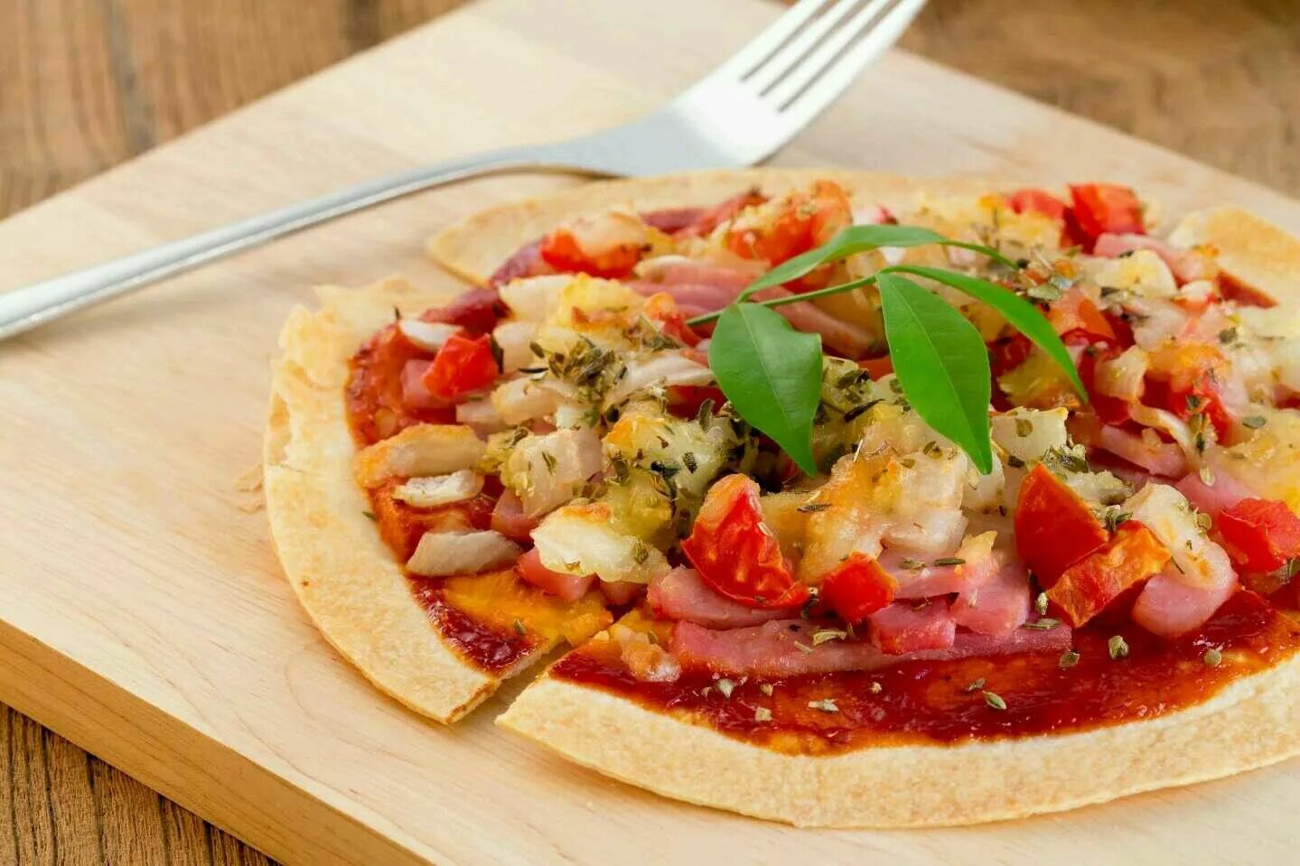 Пицца на тортилье фото Pin en recettes