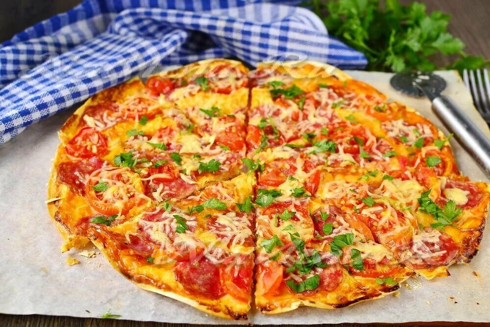 Пицца на воде рецепт с фото Рецепты с лавашом. Art of cooking Дзен