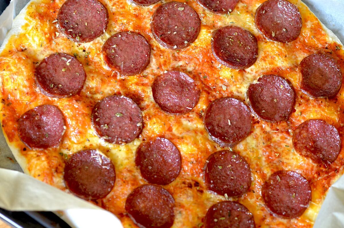 Пицца пепперони рецепт пошаговый с фото Пицца Пепперони (Pizza Peperoni)