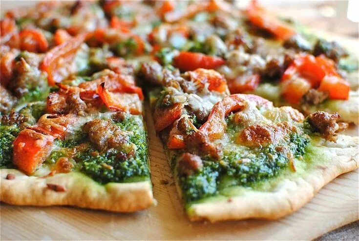 Пицца песто рецепт с фото Tanto la pizza como la salsa al pesto son especialidades de la . Pizza al pesto,