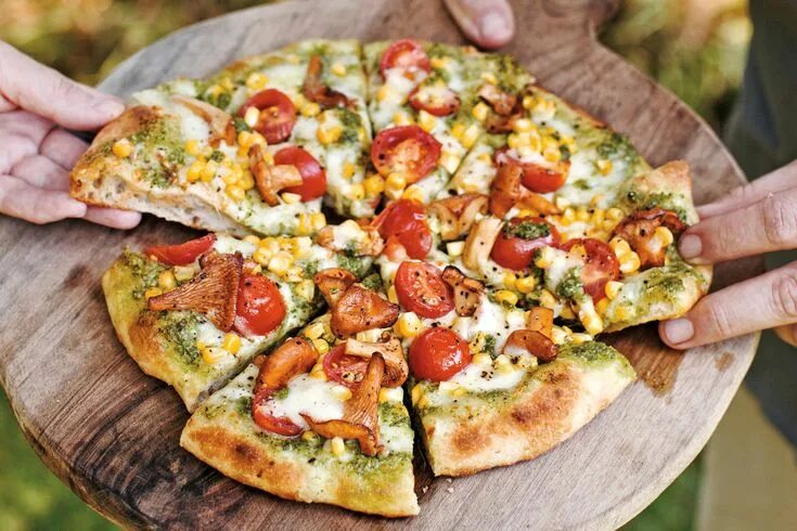 Пицца песто рецепт с фото Basil Pesto Pizza Pizza recipes homemade, Pesto pizza, Pizza