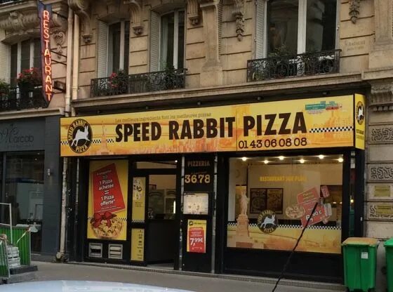 Пицца рэббит ул курнатовского 17а фото Paris photo: Speed Rabbit Pizza Paris photos, Paris, Rabbit