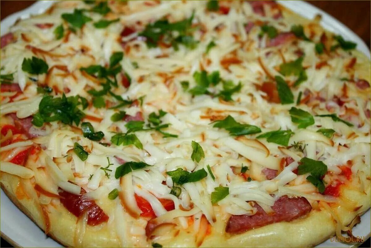 Пицца рецепты с фото простые и вкусные Как приготовить пиццу за 10 минут