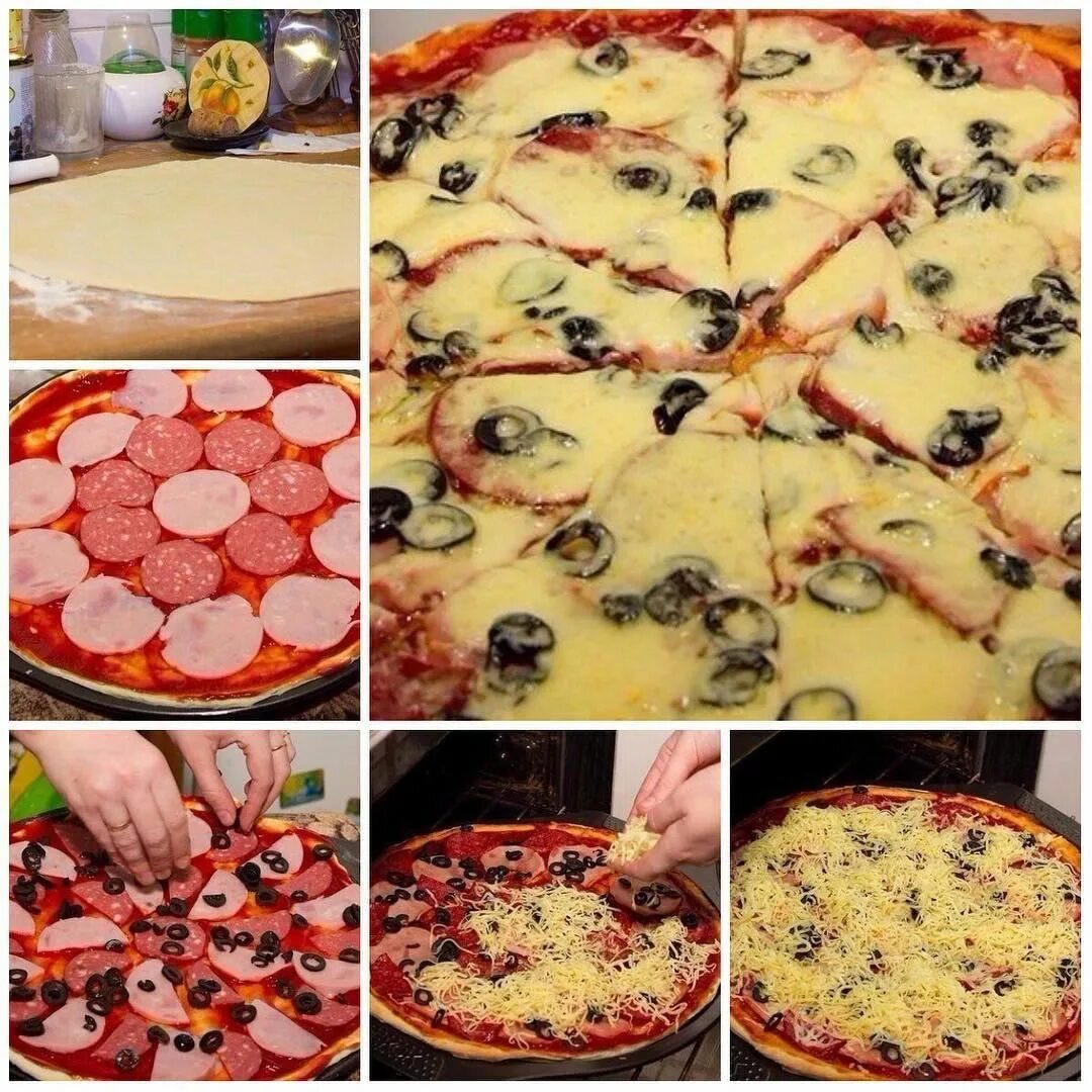 Пицца рецепты с фото простые и вкусные Pin on Пицца