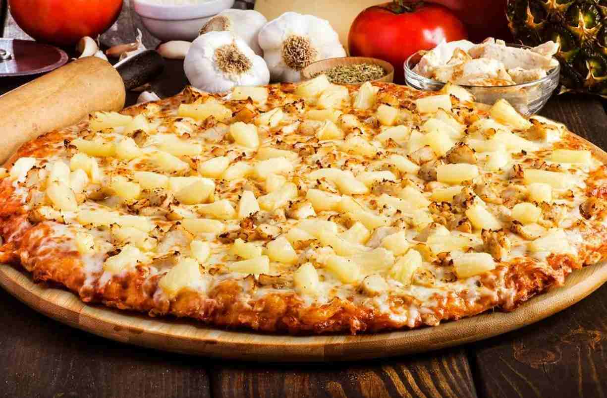 Пицца с ананасами фото Buy the best types of macaroni pizza at a cheap price - Arad Branding