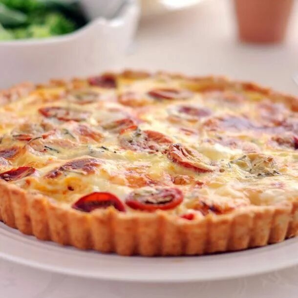 Пицца с песочным тестом рецепт с фото Tarte au St nectaire facile Recette Tarte au thon, Thermomix recette, Tarte thon