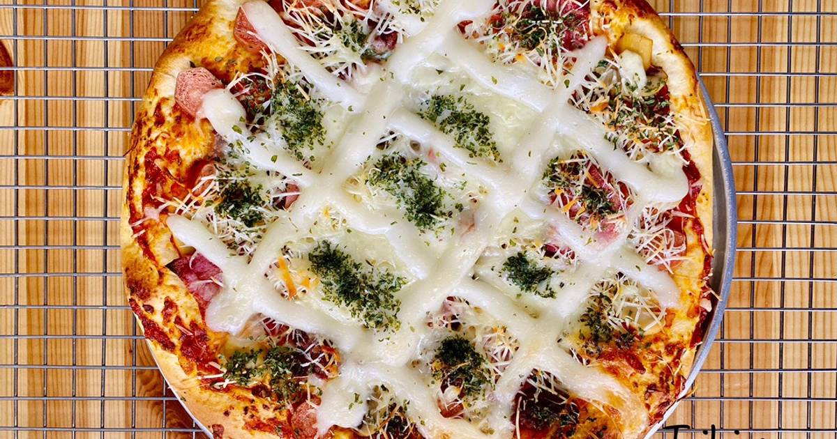 Пицца с рикоттой рецепт с фото пошагово Resep Pizza with Margherita sauce and mayo topping oleh TriLim - Cookpad