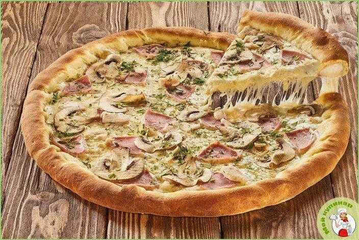 Пицца с сырными бортиками рецепт с фото Пицца с сырными бортиками
