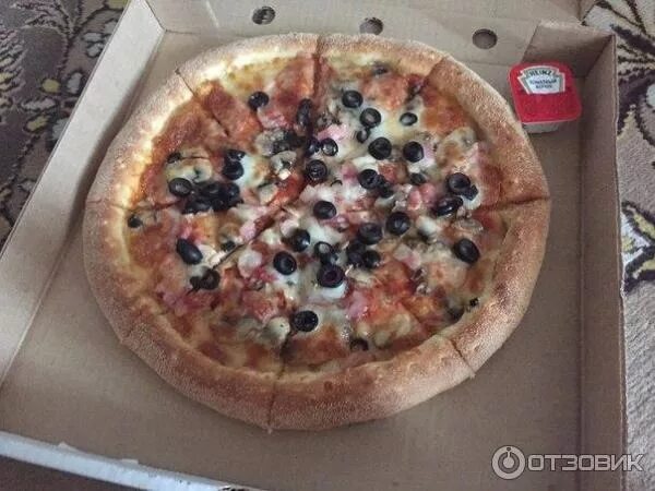 Пицца синица комсомольская ул 26 фото Отзыв о Доставка пиццы "Пицца Синица" (Россия, Новосибирск) быстро и вкусно