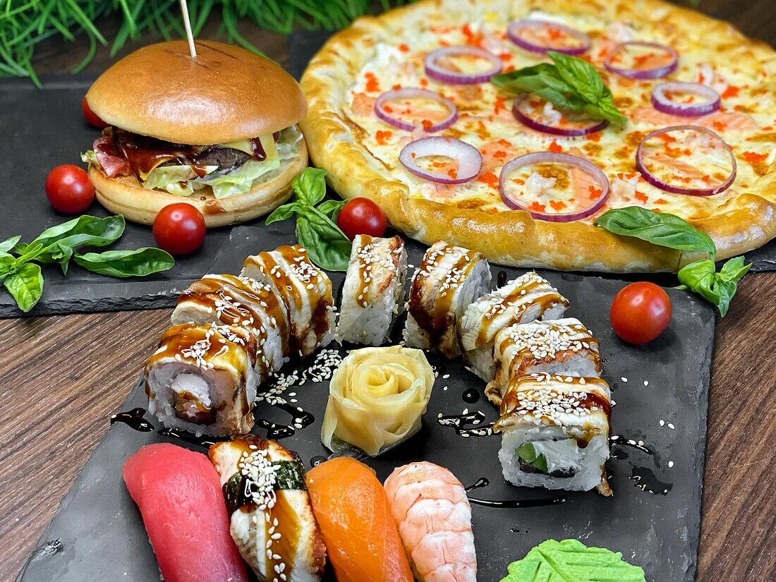 Пицца суши быковская ул 17 фото Crazy Tuna & Crazy Beef & Crazy Pizza - заказать доставку от 30 минут в Москве