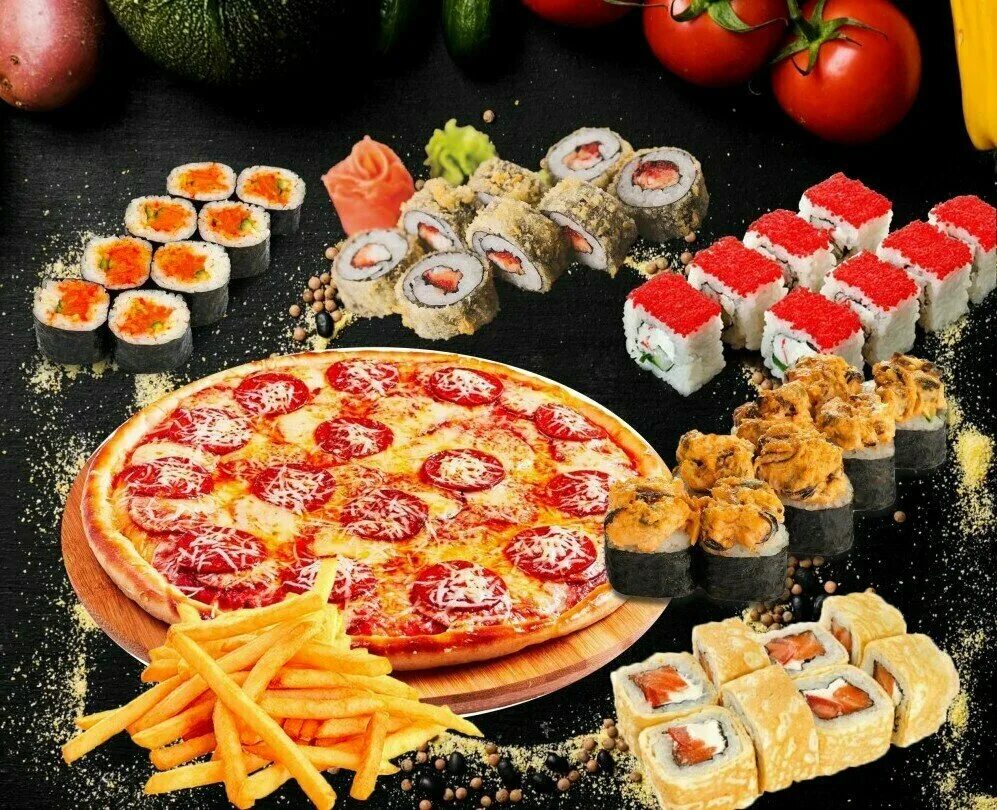 Пицца суши маркет ул строителей 31 фото D&s sushi, food and lunch delivery, Krasnogorsk, Kosmonavtov Boulevard, 1 - Yand
