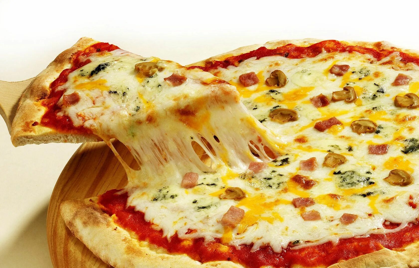 Пицца сыр тянется фото Доставка обедов и ужинов Pizza salutare, Ricette di pasta, Ricette pizza
