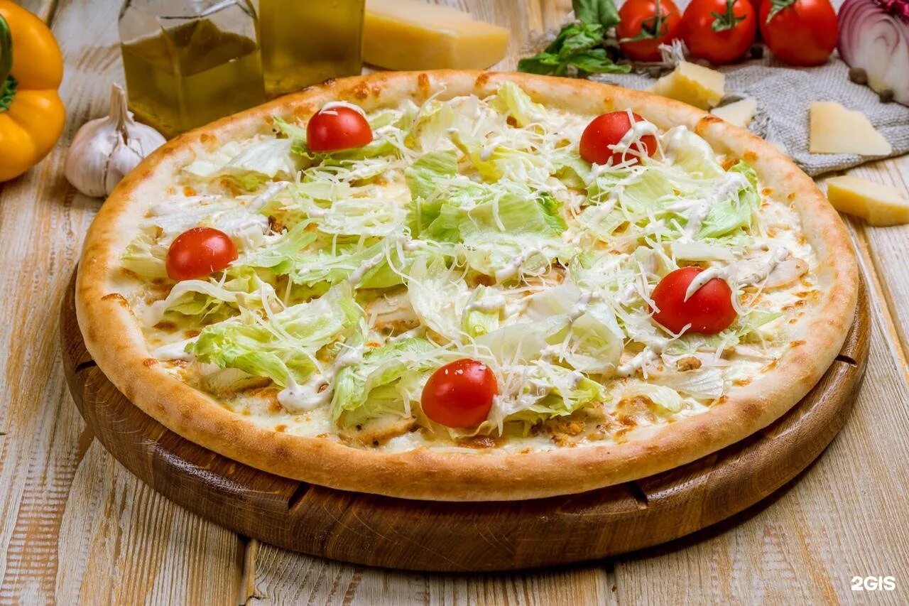 Пицца цезарь фото Papito`s Pizza, пиццерия, 2-й микрорайон Павшинской поймы, Красногорский бульвар