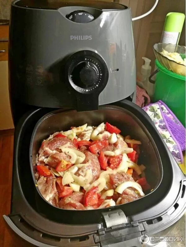 Пицца в аэрогриль с фото Отзыв о Аэрогриль Philips HD 9220/30 Быстро, вкусно и полезно!
