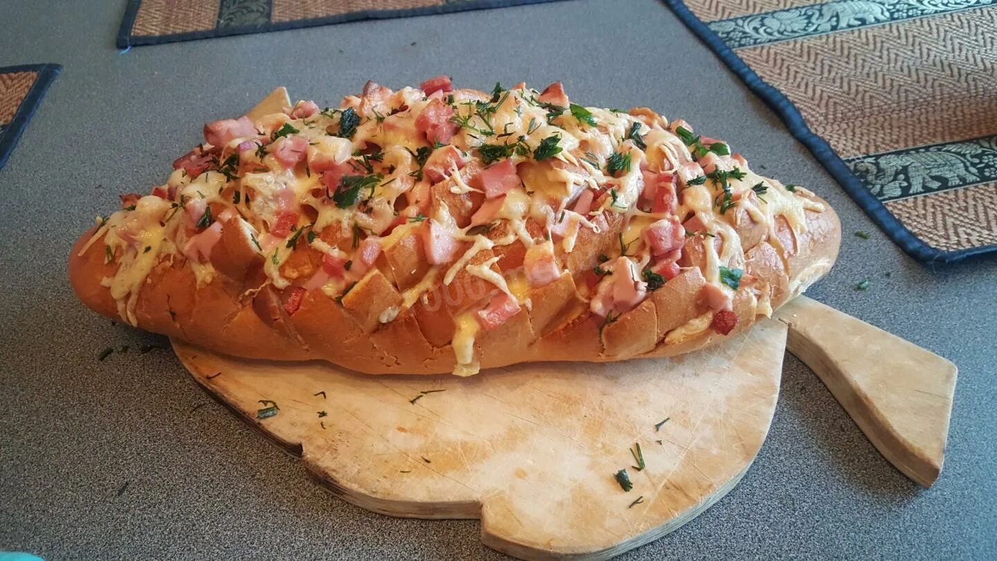 Пицца в хлебе рецепт с фото Пицца в булке рецепт с фото пошагово - 1000.menu