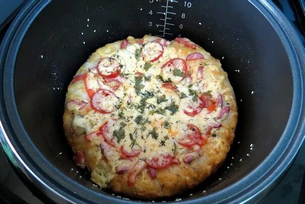 Пицца в мультиварке фото Пицца "по-Сочински" → Для мультиварки → CHEF.tm - Лучшие рецепты