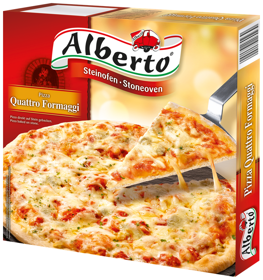 Пицца замороженная фото Пицца ALBERTO 4 сыра, 320г - купить по выгодной цене на Яндекс Маркете