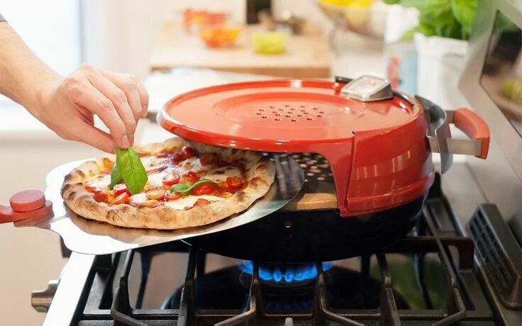 Пиццемейкер рецепты приготовления с фото Of Course You Want a Pizza Oven That Works Literally Anywhere Stovetop pizza, Pi