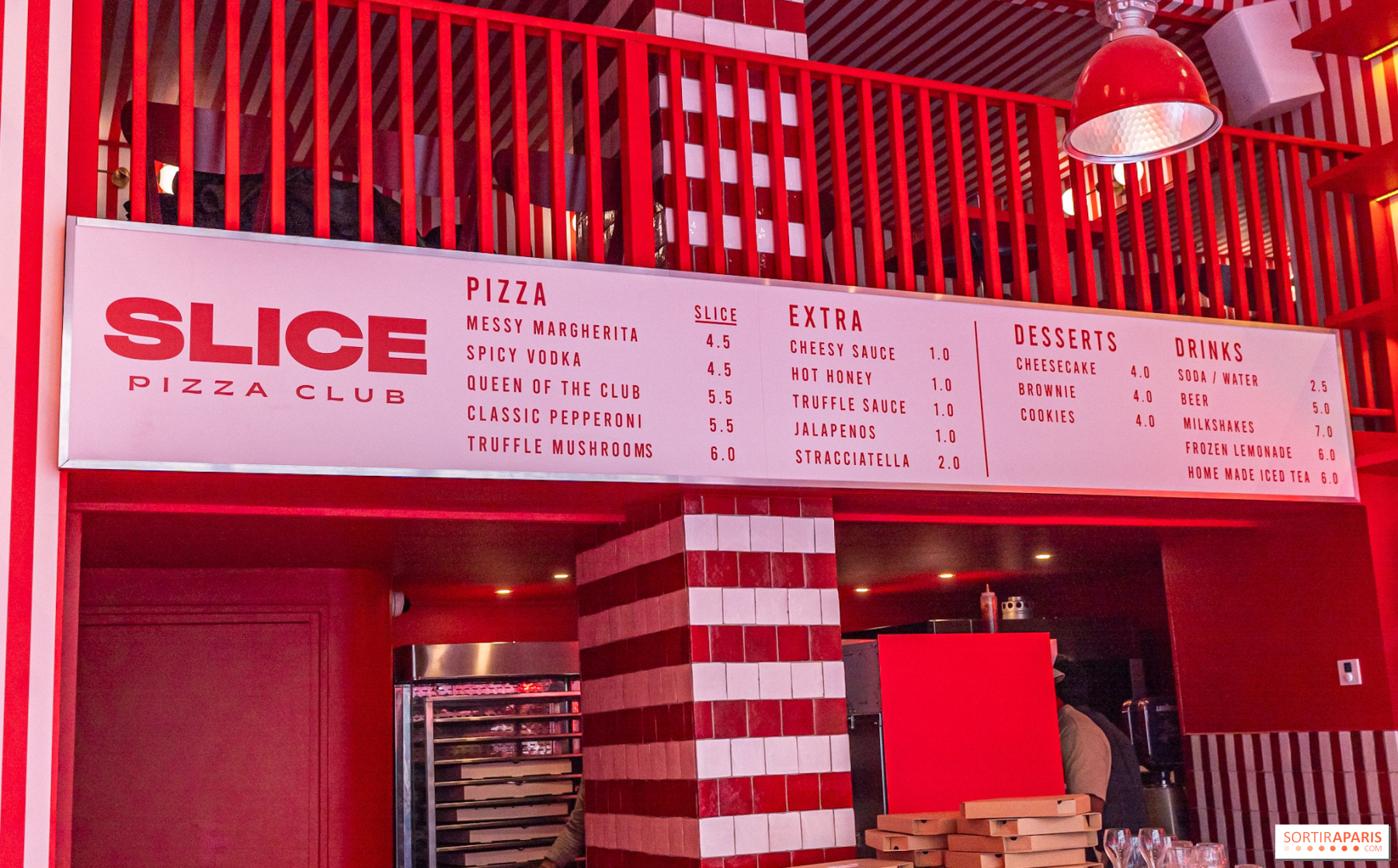 Пиццерия клуб библиотека октябрьская ул 69 фото Slice Pizza Club, the pizzeria with XXL shares in Paris - Sortiraparis.com
