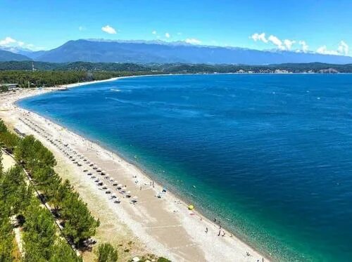 Пицунда фото пляжа и набережной Daire 2 комнатная квартира Агрба 3 корп 1 (Abhazya Pitsunda) - Booking.com