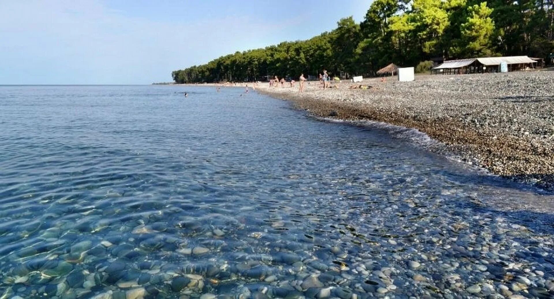 Пицунда море фото Центральный пляж поселка Пицунда на курортный сезон 2024 года - как проехать, ад