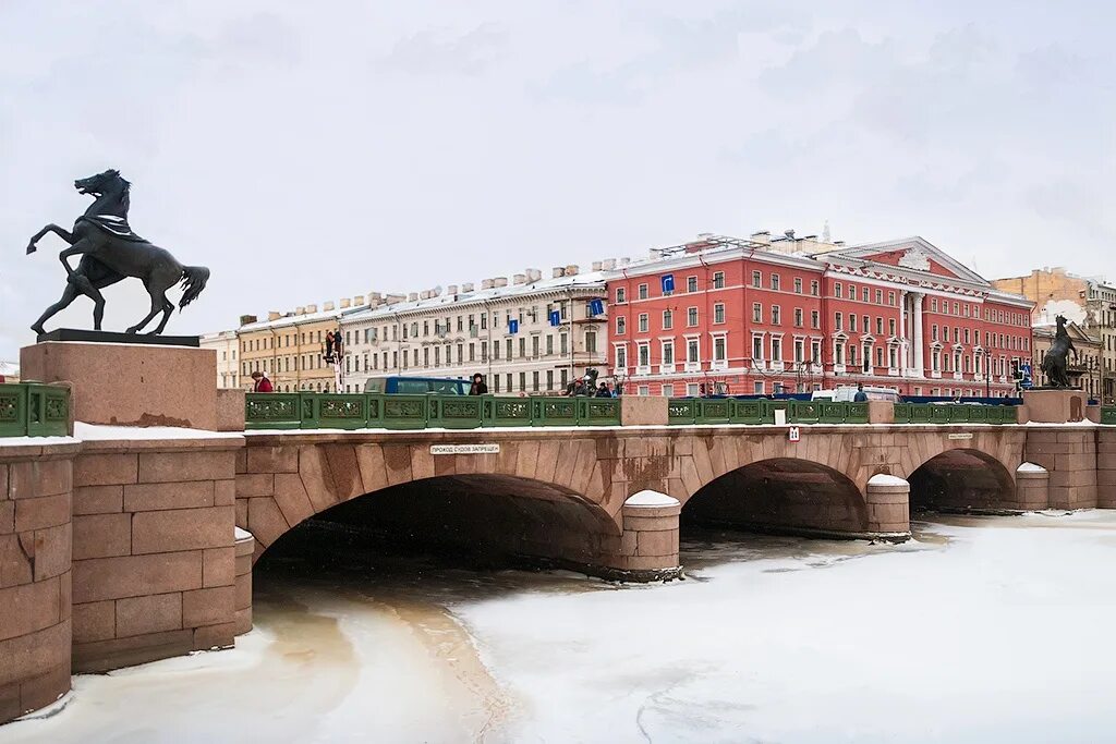 Питер аничков мост фото Мосты невского проспекта в санкт петербурге