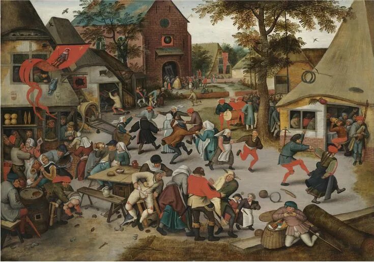 Питер брейгель младший фото Pieter Brueghel the Younger (1564 - 1637) The Kermesse Of Saint George (72 x 103