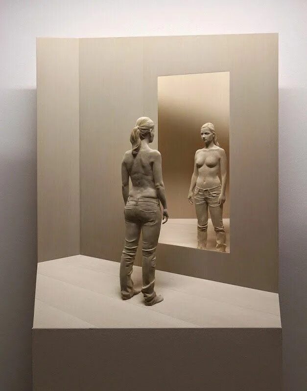 Питер демец скульптуры из дерева фото These Incredibly Realistic Wooden Sculptures By Peter Demetz Will Change Your Pe
