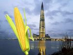 Питер кукуруза фото Здание кукуруза в питере