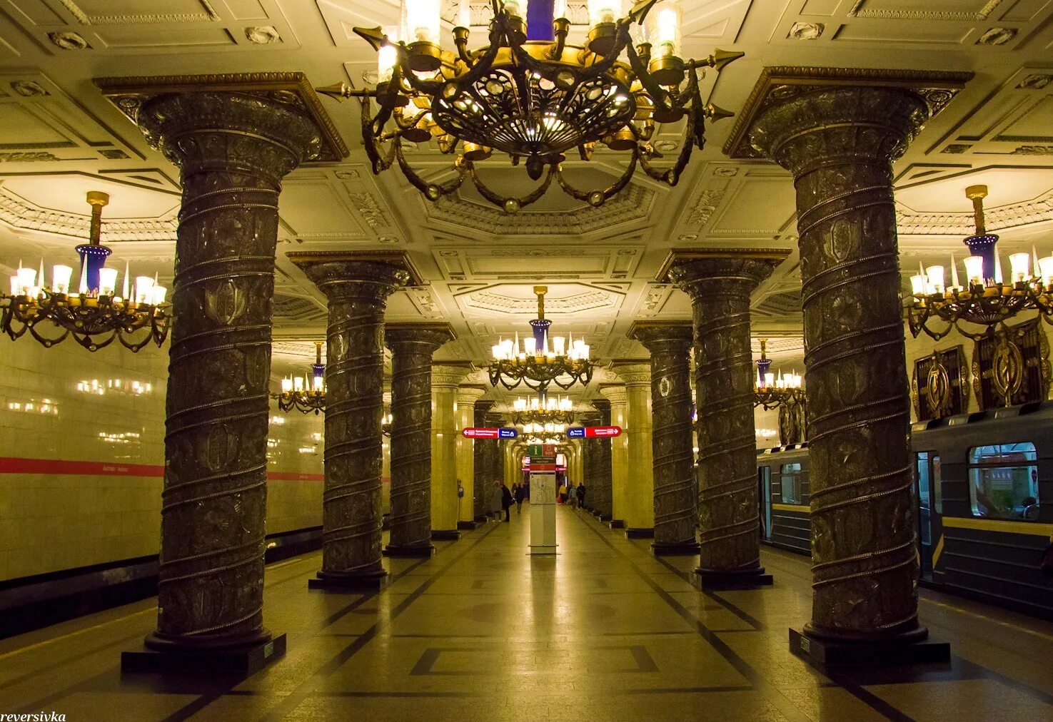Питер метро автово фото Санкт-Петербург - Метрополитен - Линия 1 - Фото - Городской электротранспорт