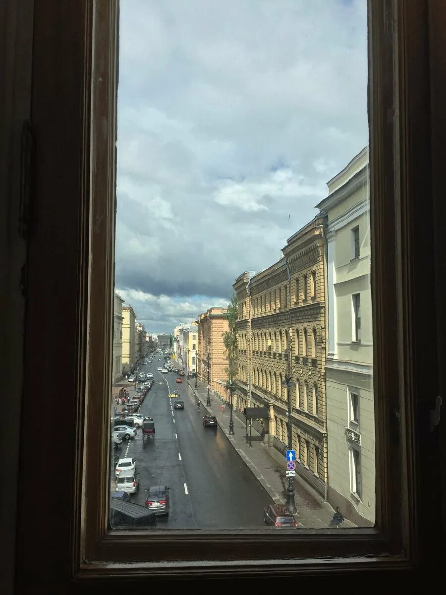 Питер окно фото Вид из окна питерской квартиры фото Deco-Flat.ru
