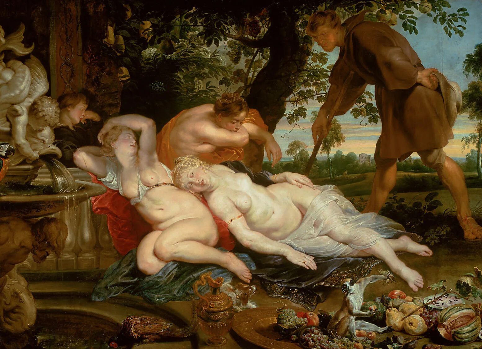 Питер пауль рубенс картины фото Файл:Peter Paul Rubens, Frans Snyders and Jan Wildens - Cimone and Efigenia.jpg 