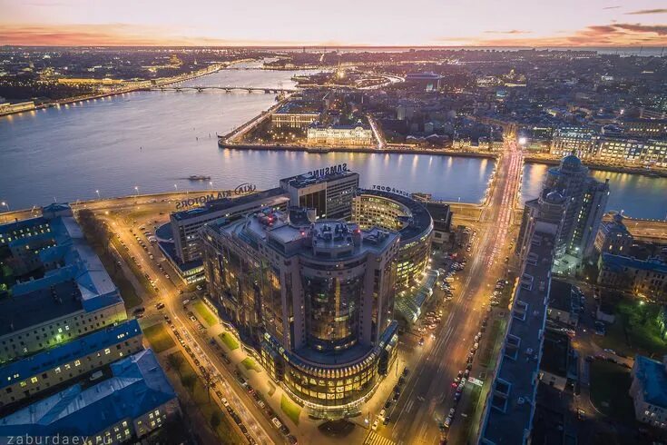 Питер сити фото Фотограф Станислав Забурдаев (Stanislav Zaburdaev) - Ночной Петербург с квадроко