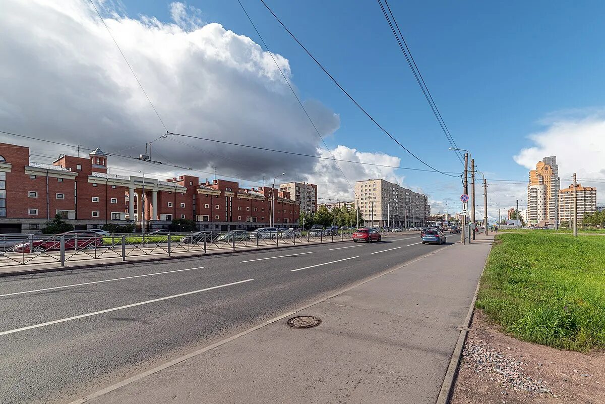 Питер софийская улица фото Файл:Bucharestskaya Street SPB (img1).jpg - Википедия