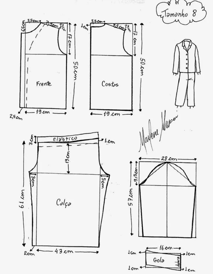 Пижама мужская выкройка скачать Pin on jahit menjahit Pajama pattern, Shirt sewing pattern, T shirt sewing patte