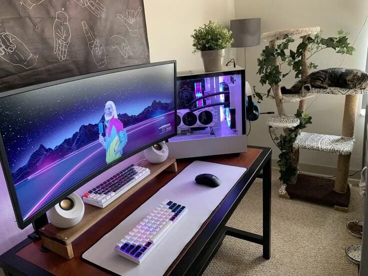 Пк для дизайнера интерьера Pin by Texas on Gaming PC Setups Gaming room setup, Video game rooms, Game room 