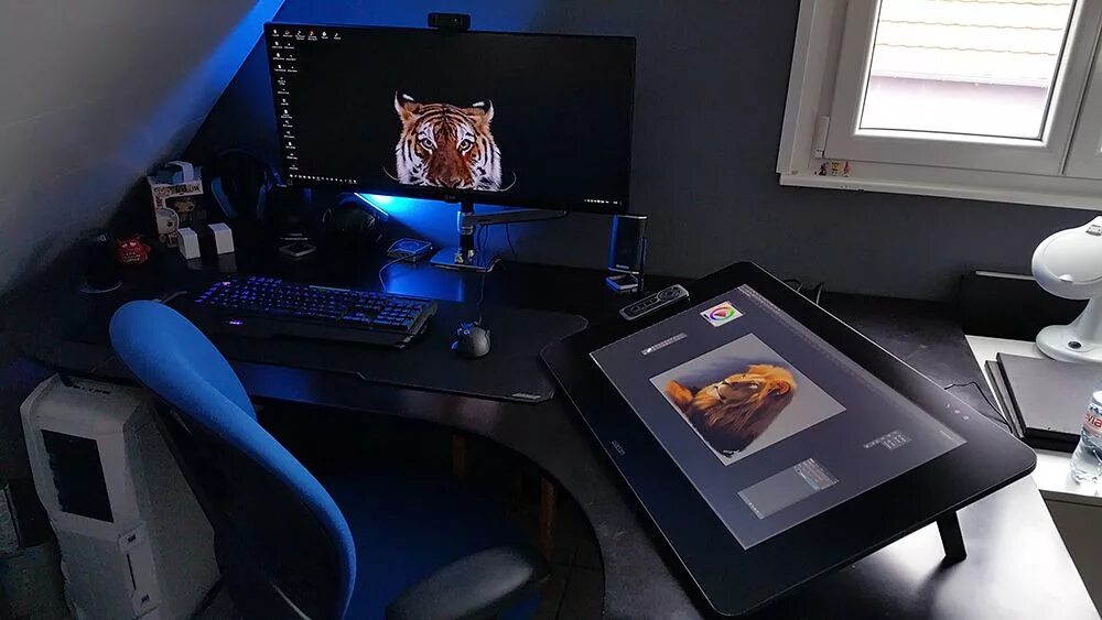 Пк для дизайнера интерьера New Cintiq : 27QHD 3 So big :D #Cintiq #wacom #digital #graphiquetablette #graph