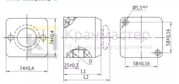 Пке 222 2 схема подключения Пост кнопочный ПКЕ-222-1-У2-IP54 (черный гриб) купить у ООО "Кран-Мастер". Отпра
