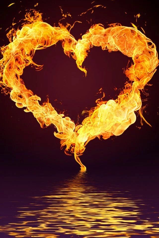 Пламенное сердце фото A New Message About Love and Fear in the Universe Fire heart, Heart wallpaper, H