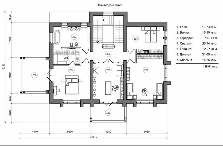 План дома пример Проект двухэтажного дома 293 м2 - Новация И-1 Floor plans, Projects, Visualizati