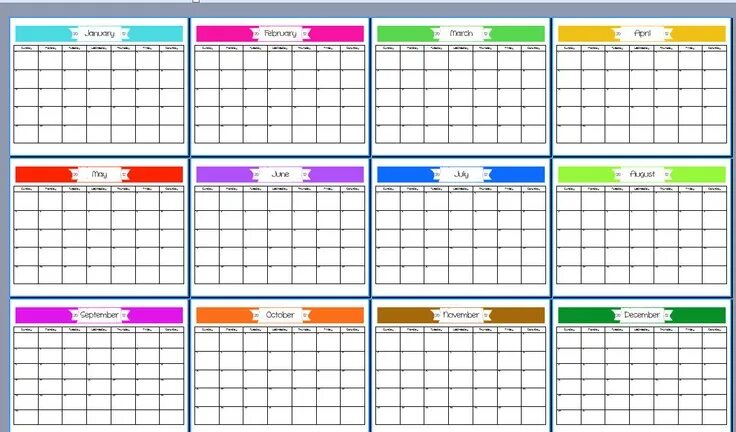 План календарь на год Raising Oranges: 2012 Printable Calendar free Wedding planner calendar, Wedding 