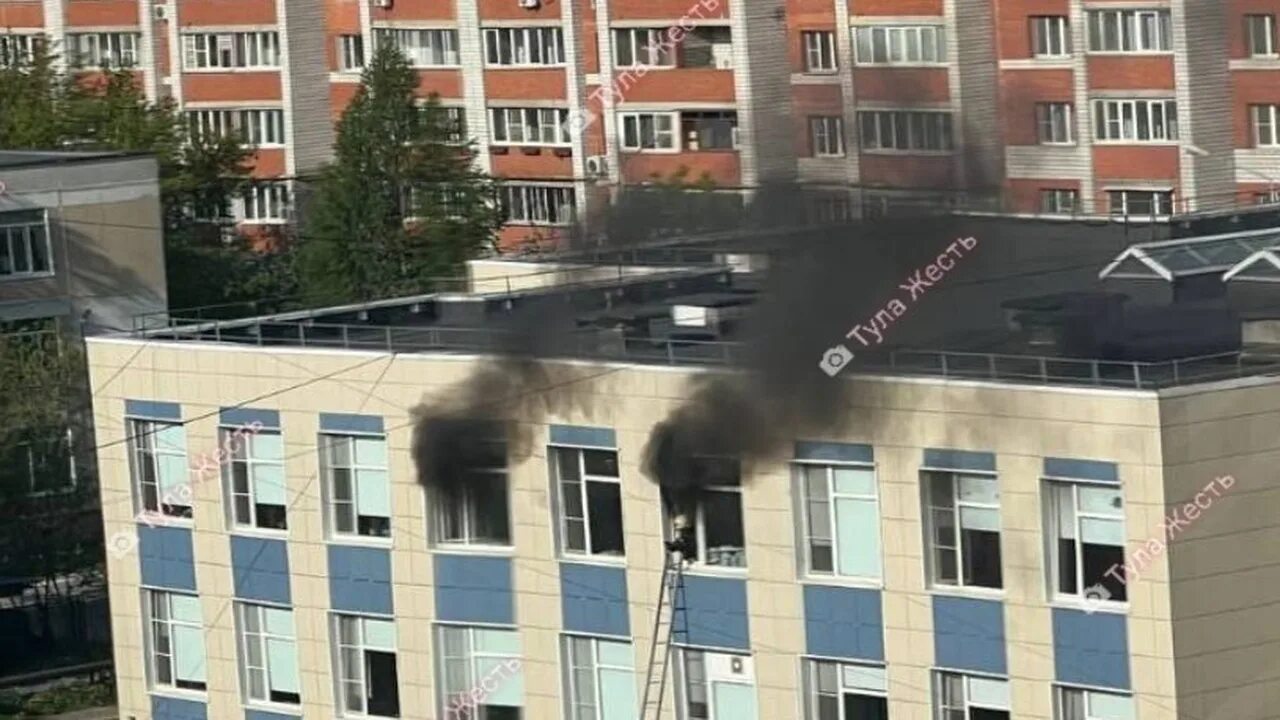 План лицея 2 тула фото В Туле произошёл пожар в лицее № 2