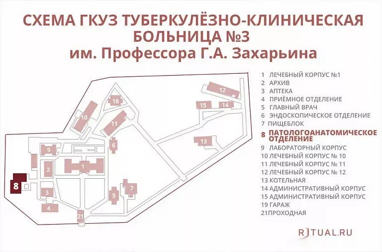 План туберкулезной больницы саратов елшанка фото Морг городской клинической туберкулёзной больницы № 3 в Москве, официальный сайт